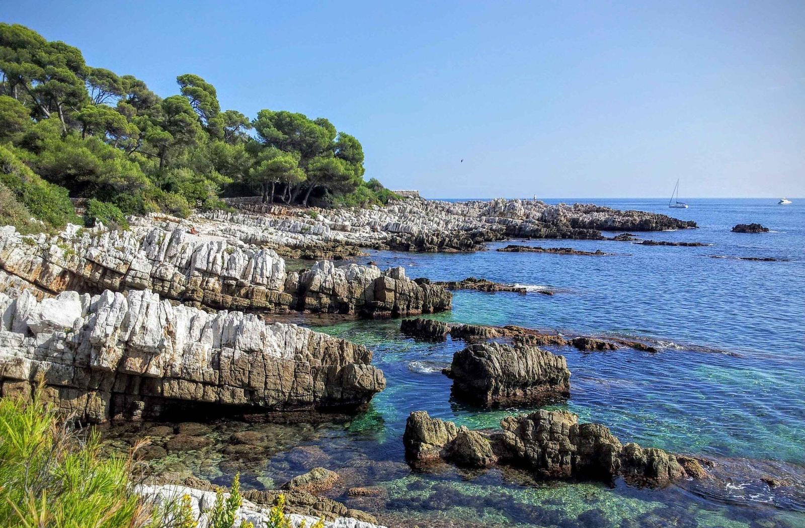 Felsküste am Cap d'Antibes